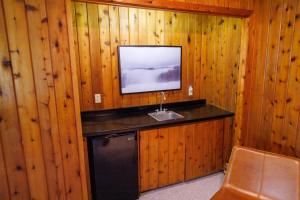 TV a/nebo společenská místnost v ubytování Catamount Lodging