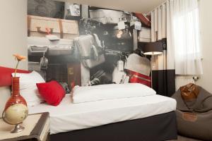 Postel nebo postele na pokoji v ubytování Best Western Hotel Nürnberg am Hauptbahnhof