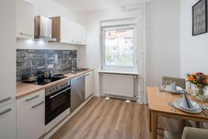 Kuchyň nebo kuchyňský kout v ubytování Best Western Hotel Lamm
