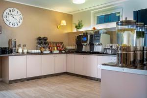 Kuchyň nebo kuchyňský kout v ubytování Best Western Hotel am Spittelmarkt