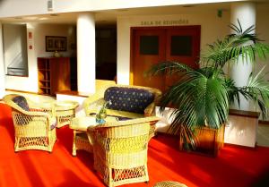 Uma área de estar em Hotel das Taipas