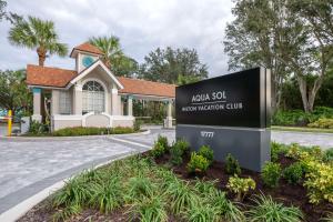 Zahrada ubytování Hilton Vacation Club Aqua Sol Orlando West