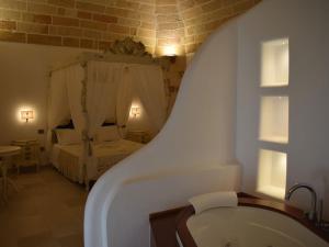 Posezení v ubytování PLAZACARRISI HOTEL & SPA