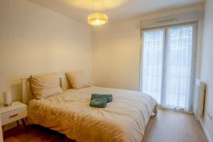 Postel nebo postele na pokoji v ubytování Appartement Châtenay-Malabry