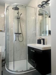 Kúpeľňa v ubytovaní Apartament Wolności + 22 fotografií