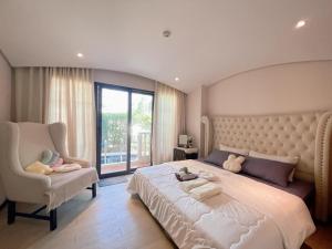 Katil atau katil-katil dalam bilik di Venetian Signature Condo Pattaya +79 gambar