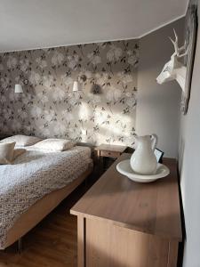Postel nebo postele na pokoji v ubytování B&B Les Tchéous + 32 fotografií