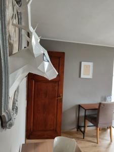 Posezení v ubytování B&B Les Tchéous