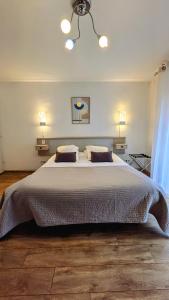 Postel nebo postele na pokoji v ubytování Residence Des Sources + 21 fotografií