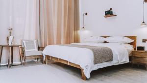 Postel nebo postele na pokoji v ubytování Dingdaer Pool B&B