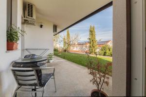 Balkón nebo terasa v ubytování Apartma Vesna