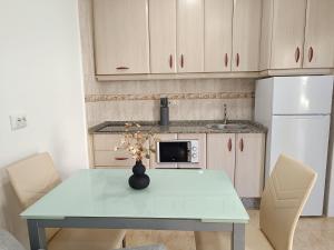 A kitchen or kitchenette at Vera Natura Apartamento Iker