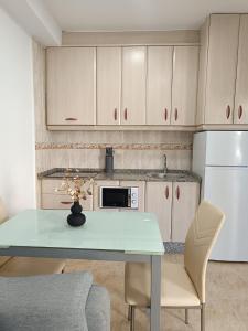 A kitchen or kitchenette at Vera Natura Apartamento Iker