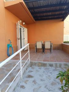 A balcony or terrace at Vera Natura Apartamento Iker