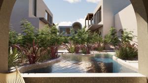 Alizo Comfort Chic Stay Rhodes - Adults Only tesisinin dışında bir bahçe
