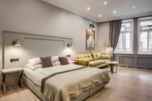 Posteľ alebo postele v izbe v ubytovaní Krupówki 17 Resort & SPA