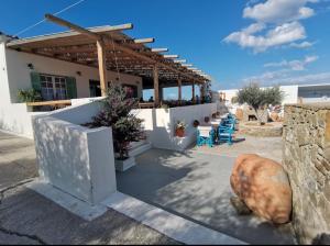 A balcony or terrace at VILLA ANTHIMOS