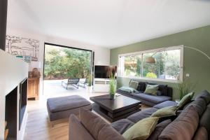 Et opholdsområde på La Villa Canopée du Lac