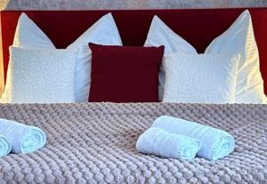 Ένα ή περισσότερα κρεβάτια σε δωμάτιο στο Resort Nová Včelnice