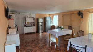 Kuchyň nebo kuchyňský kout v ubytování Hostal Mirador