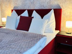 Ένα ή περισσότερα κρεβάτια σε δωμάτιο στο Resort Nová Včelnice