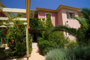 A garden outside Stamoulis Villas