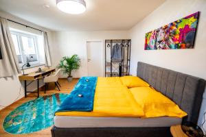 Posedenie v ubytovaní Moderne Wohnung in Seenähe!