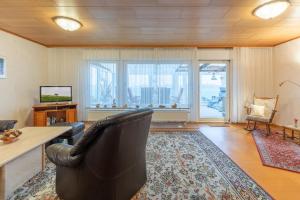 Et opholdsområde på Ferienhaus Bellevue