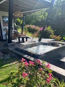 Zahrada ubytování Love and spa by O'Kalm