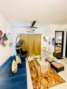 Posezení v ubytování Ablaze- Luxury Studio Apartment + 20 fotografií