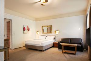 Postel nebo postele na pokoji v ubytování Best Western Hotel Mainz