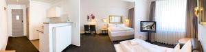 Postel nebo postele na pokoji v ubytování Best Western Hotel Mainz
