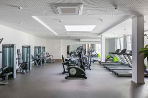 Fitness centrum a/nebo fitness zařízení v ubytování Best Western Hotel Mainz