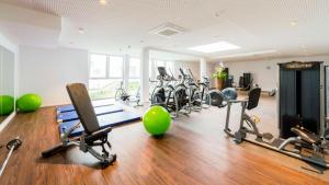 Fitness centrum a/nebo fitness zařízení v ubytování Best Western Hotel Mainz