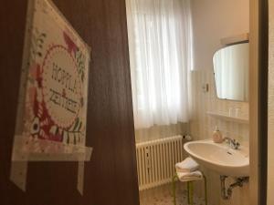 Koupelna v ubytování Landhaus Heidekrug