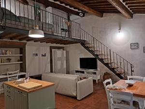 Χώρος καθιστικού στο Loft - Le Maioliche