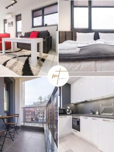 Kuchyň nebo kuchyňský kout v ubytování Heart of Plovdiv Studio Apartment Free Parking