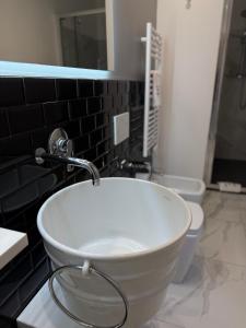Koupelna v ubytování FlyHouse Fiumicino