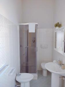 Koupelna v ubytování F.A.M. ROOMS