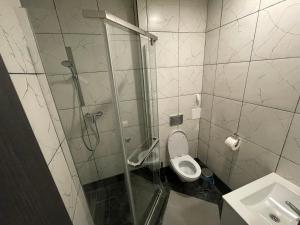 Koupelna v ubytování Zu Hause