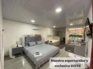 Voodi või voodid majutusasutuse Inmaculada Real Hotel toas