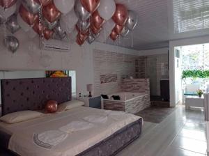 Voodi või voodid majutusasutuse Inmaculada Real Hotel toas