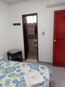 Voodi või voodid majutusasutuse Inmaculada Real Hotel toas