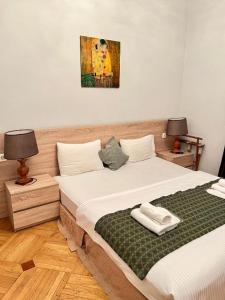 Postel nebo postele na pokoji v ubytování Piccolo casa bella