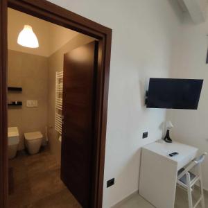 Koupelna v ubytování Agriturismo Giorgini