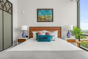 Postel nebo postele na pokoji v ubytování Mountain Day Dream