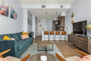 Posezení v ubytování Mountain Gem