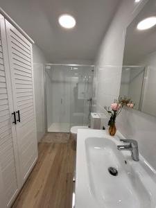 Koupelna v ubytování Apartamento Camino de la costa