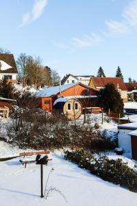 Το Das Knusperhäusschen, im Harz mit eigener Sauna τον χειμώνα