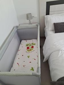 Postel nebo postele na pokoji v ubytování vivienda fines turisticos